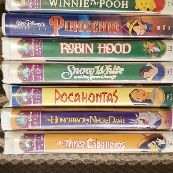 VINTAGE WALT DISNEY MASTER PIECE COLLECTION 📼 VHS MOVIES. COLLECTORS. - Picture 3 of 17